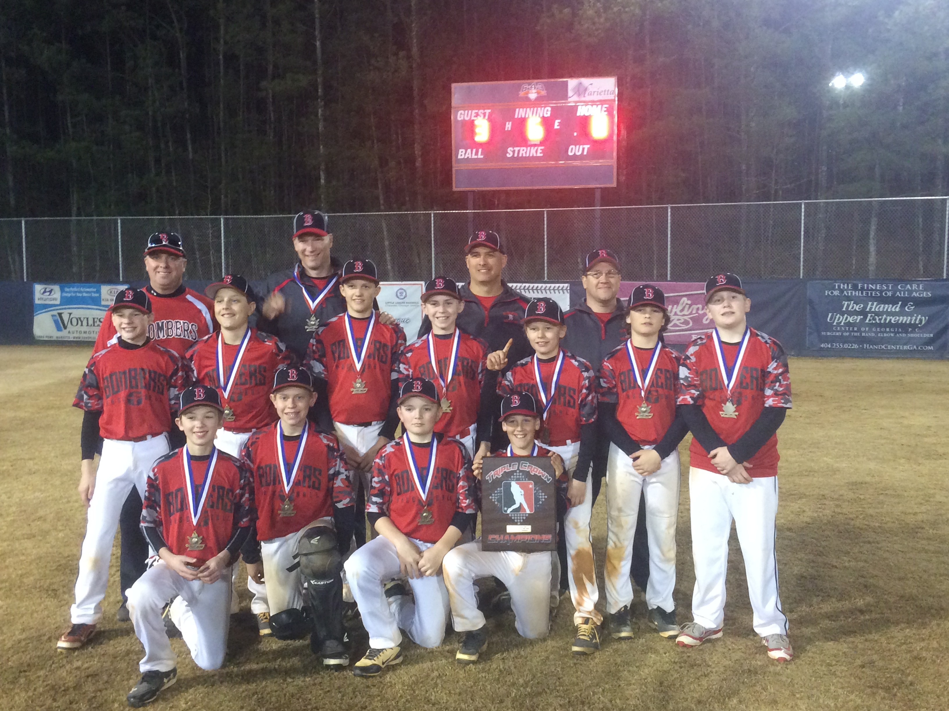 Bombers 12U (Matela) win Triple Crown Spring Frost