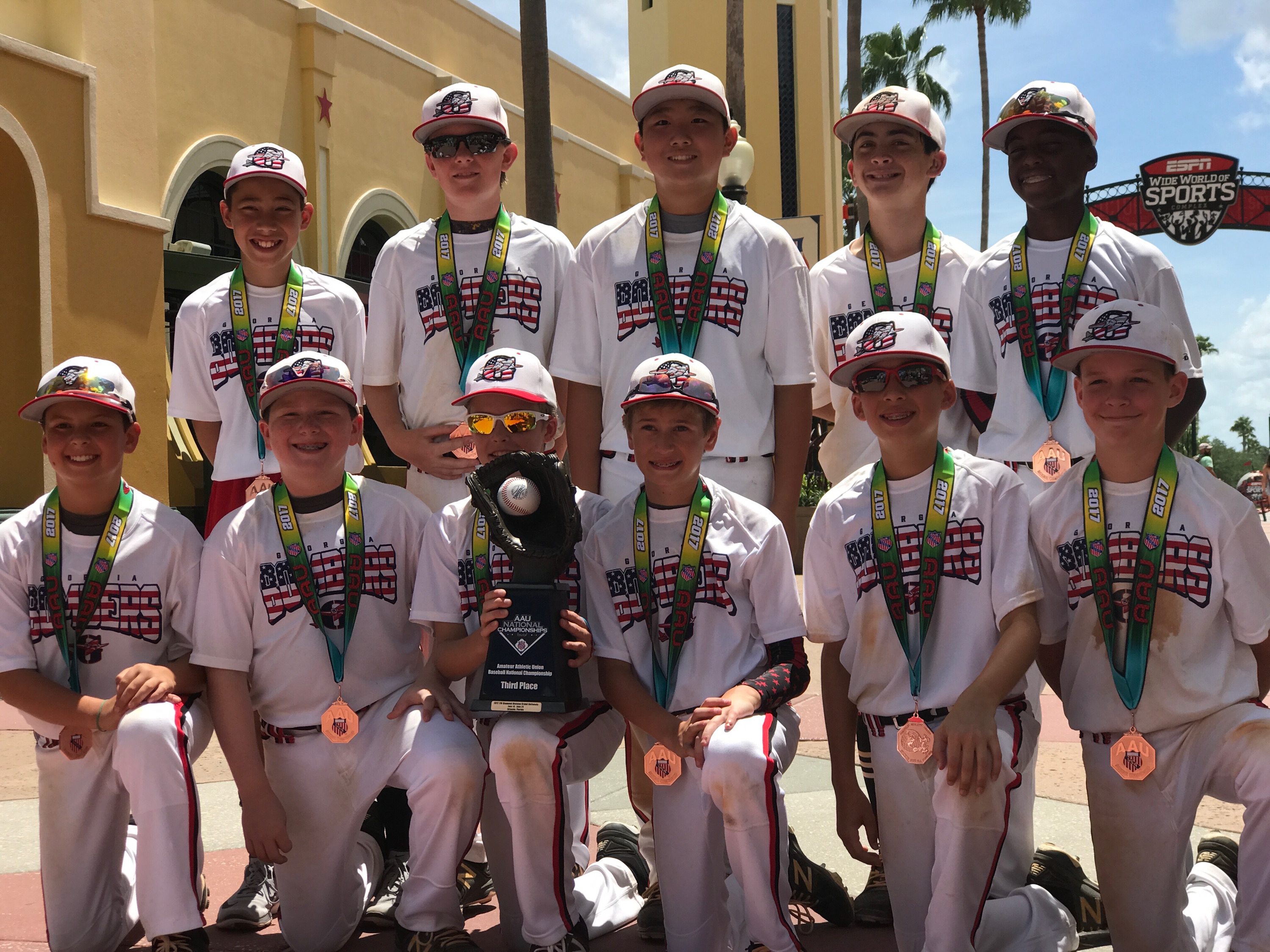 Bombers 11U (Lazzara) takes 3rd at AAU Nationals